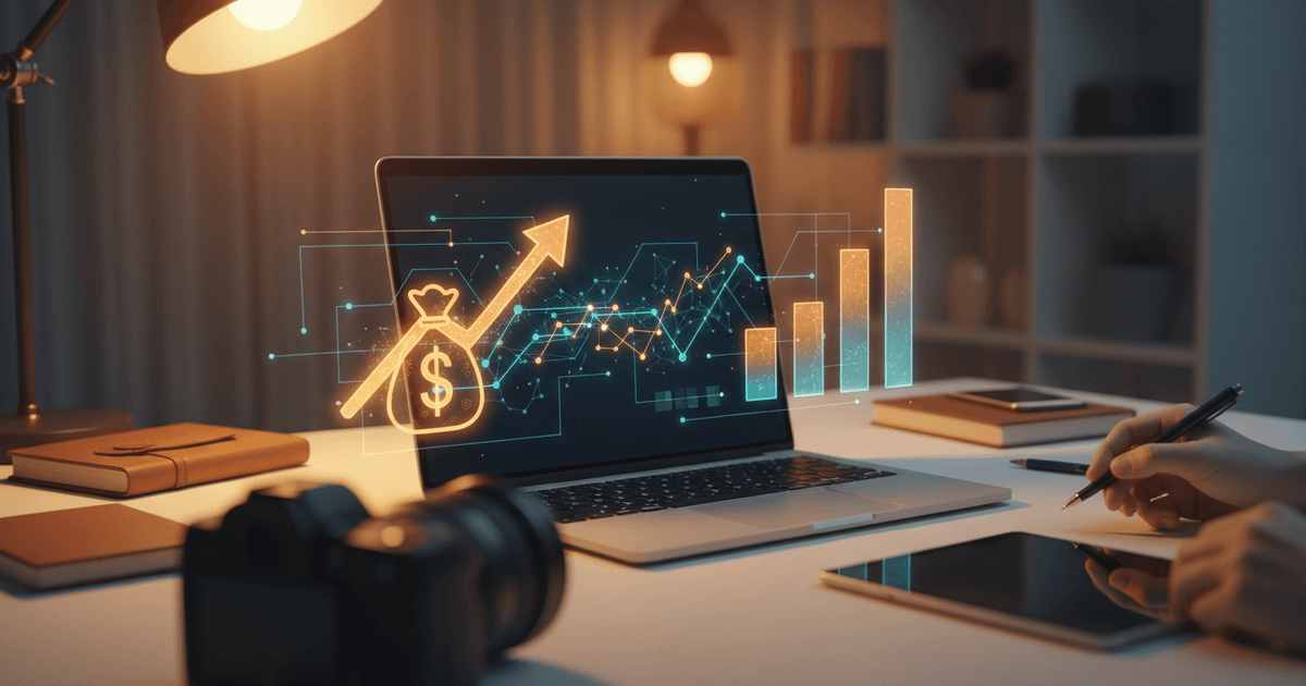 dashboard displaying SEO article generation software metrics with keyword rankings and revenue graphs