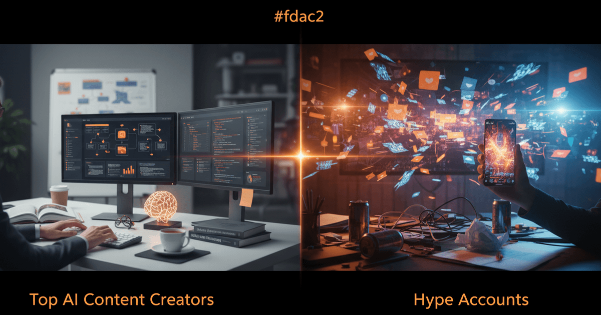 Professional AI content creator analyzing data and tools on multiple screens showcasing top AI content creators 2026 expertise