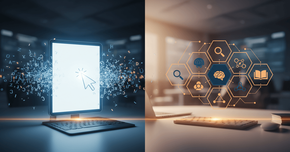 digital interface comparing Writesonic vs Wyrote AI content generation with graphs and keyword research visuals
