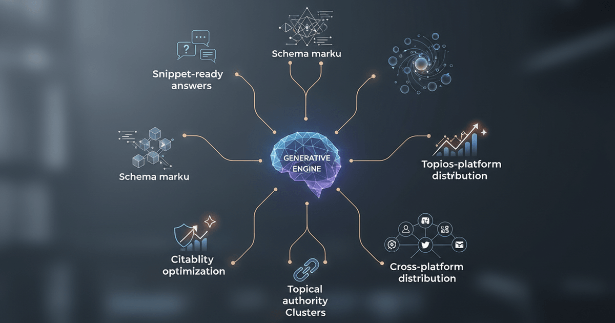 Visual guide to what are the core strategies for generative engine optimization? for what is generative engine optimization